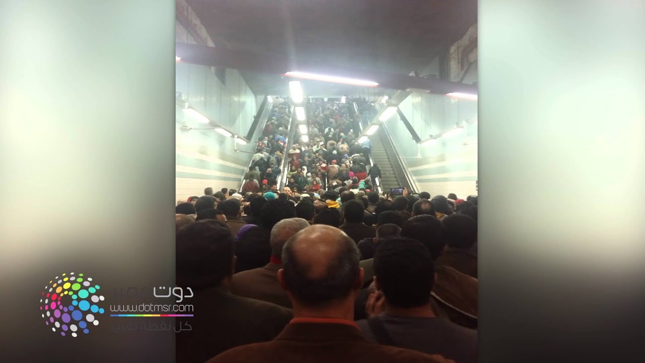 دوت مصرl في محطة مترو العتبة.. زحمة يا دنيا زحمة