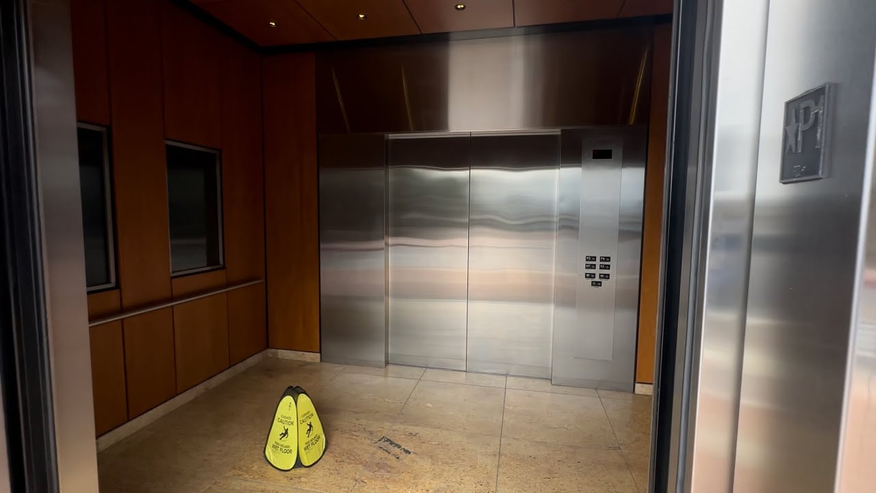 GIGANTIC Mistubishi Elevator at Fashion Island in Newport Beach, CA