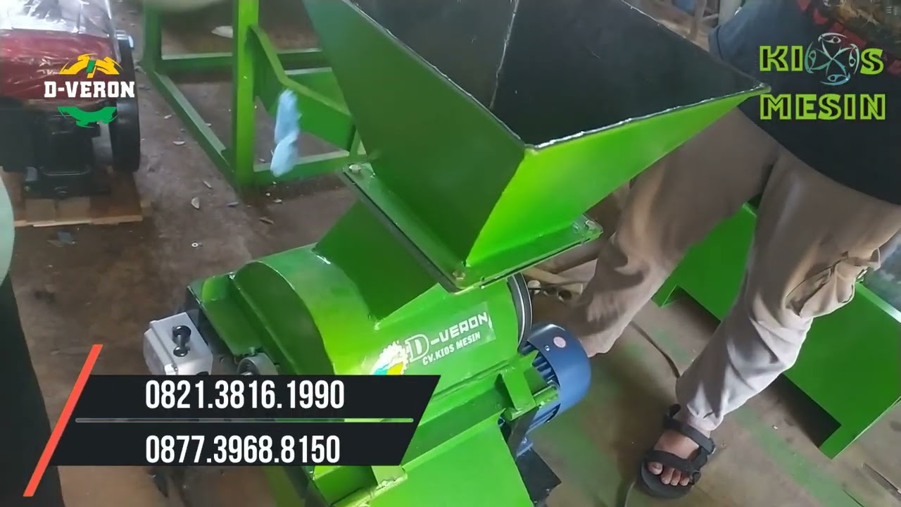 PENGGERAK DINAMO ! MESIN CACAH BUSA LIMBAH KECIL MINI