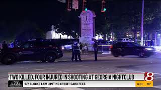 Two killed, four injured in shooting at Georgia nightclub