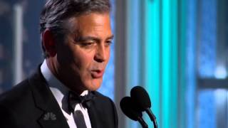 GEORGE'S CLOONEY AMAZING SPEECH AT THE 72ND ANNUAL GOLDEN GLOBE AWARDS 2015
