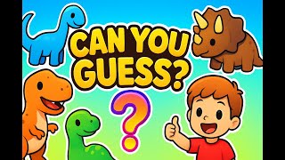 Can You Guess These Dinosaurs? 🦖 Kids Quiz Challenge! screenshot 5