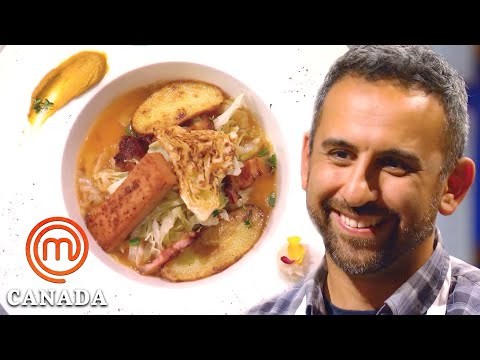 A Creative Three-Course Meal For the Semifinal MasterChef Canada MasterChef World