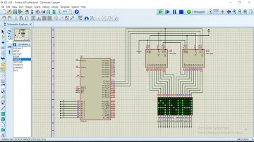 DEMO: BTL Vi xử lý  - Chạy chữ Led Matrix 8x16 ASM 8051