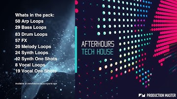 Production Master - Afterhours Tech House
