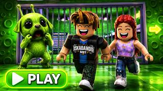 Escape Green Alien Dog’s Prison Run Obby! 👽🐶🚨 Can You Escape the Space Monster Jail?
