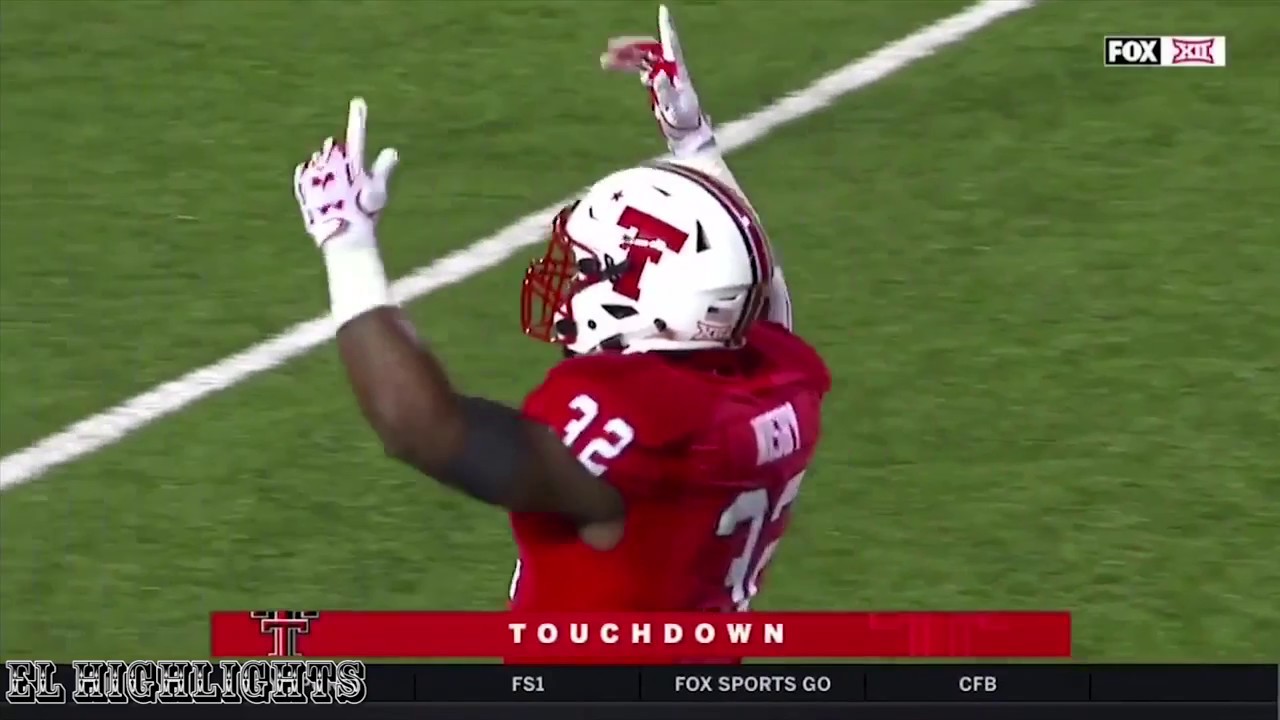 Desmond Nisby 2017 Highlights Texas Tech Football YouTube