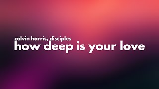 Calvin Harris, Disciples - How Deep Is Your Love (Lyrics) Resimi