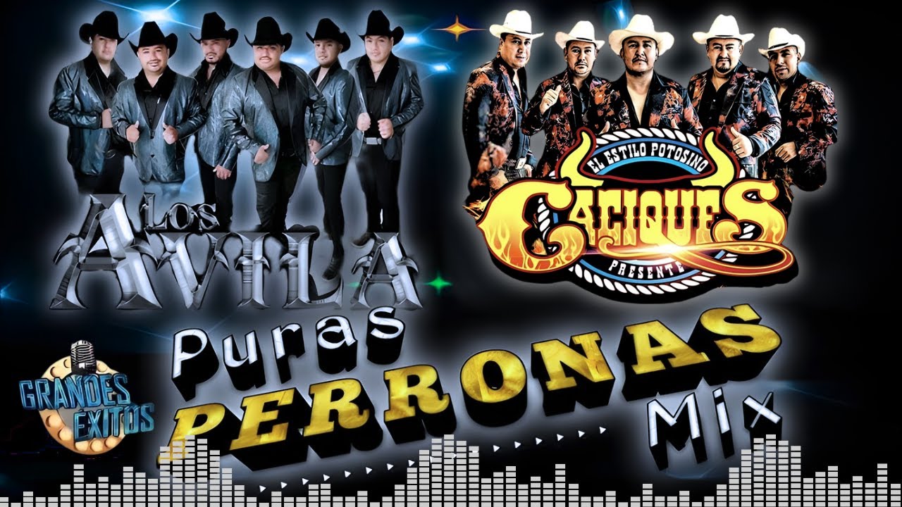 Los Avila Ft Los Caciques De san luis 💃 Puras Perronas Para Bailar Mix