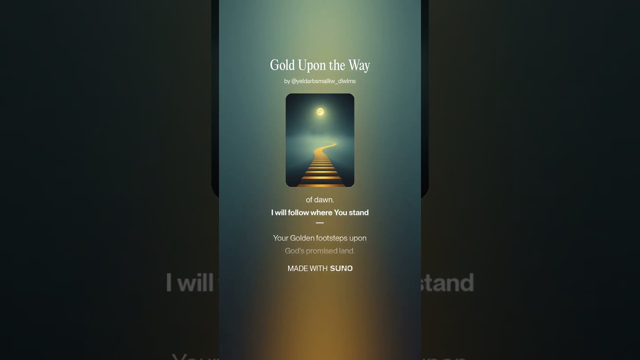 Gold Upon the Way   Synth Pop v1