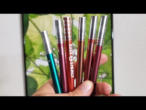 Review of Ezee Ecigs Cigalikes - Rechargeables, Disposables, and an Energy Vape