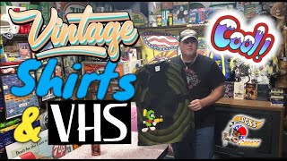 Cool Vintage 1980s / 90s Shirts, VHS, & What Sold From the Collection of Lucks Garage