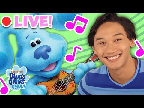 🔴LIVE: Blue's Clues & You Sing Along Songs! | Nursery Rhymes for Kids | Blue's Clues & You!