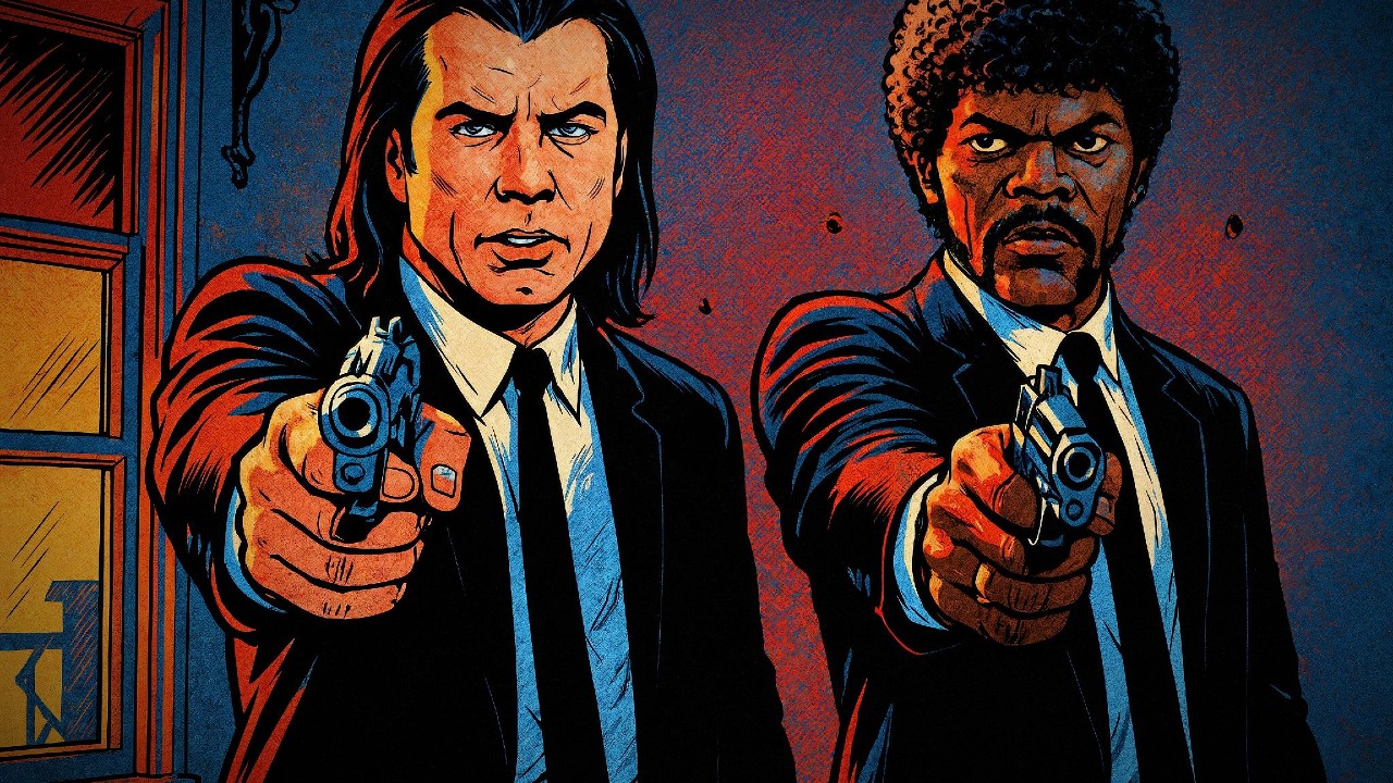 PULP FICTION AI REMIX | CARTOON COMIC | AI FILM