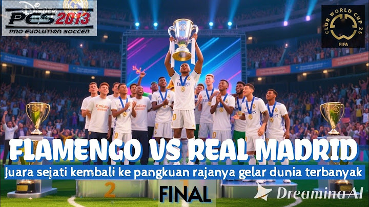 PES 2013 I FLAMENGO VS REAL MADRID I FIFA CLUB WORLD CUP 2025 I FINAL