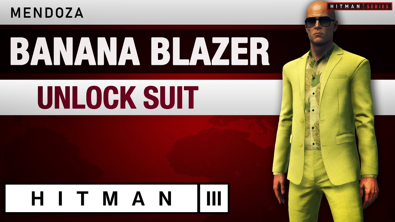 HITMAN 3 Mendoza - "Banana Blazer" Challenge (Unlock "The Pastel" Suit)