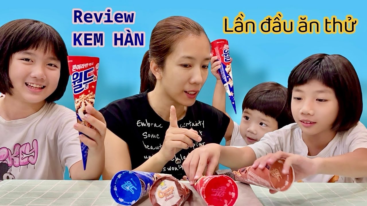 Review Các Loại Kem Hàn Quốc - Ăn Thử xem vị nào ngon nhất