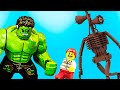 Godzilla vs Shin Godzilla: Siren HEAD vs HULK & DINOSAURS | LEGO 13+