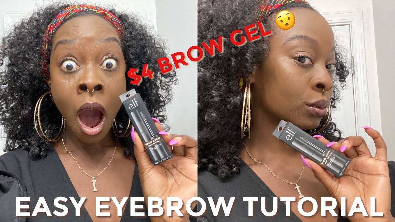ELF WOW BROW GEL REVIEW BEGINNER FRIENDLY EYEBROW TUTORIAL SOSO ELF WOW BROW GEL REVIEW BEGINNER FRIENDLY EYEBROW TUTORIAL SOSO