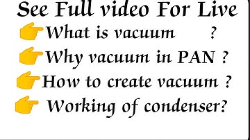 Vacuum In PAN 🌟How to create Vacuum in PAN 🌟What is Vacuum