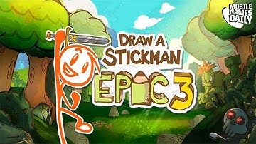 Draw a Stickman: EPIC 3 Gameplay Walkthrough Part 1 - Chapter 1 (iOS Android)