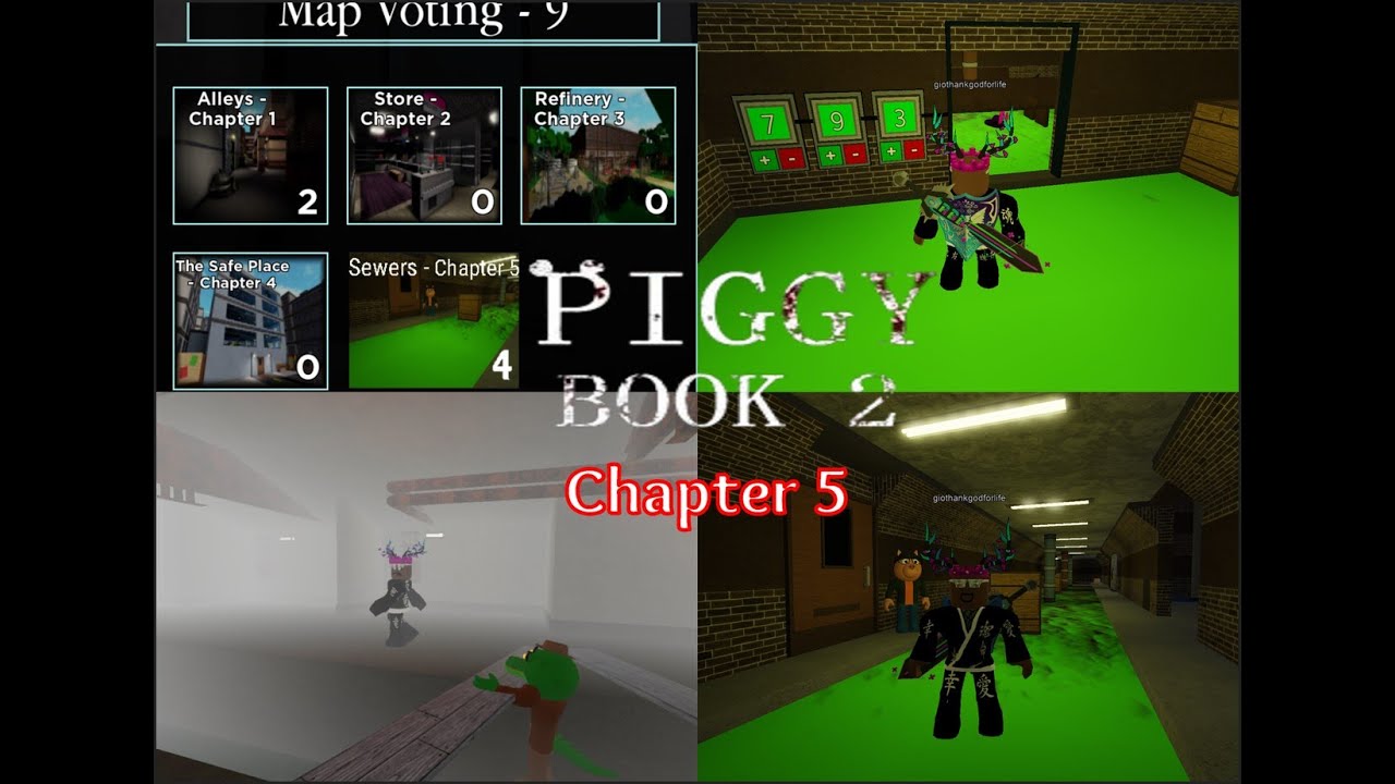 PIGGY BOOK 2 CHAPTER 5 SEWERS + CHAPTER 5 CUTSCENES *SPOILERS* - YouTube