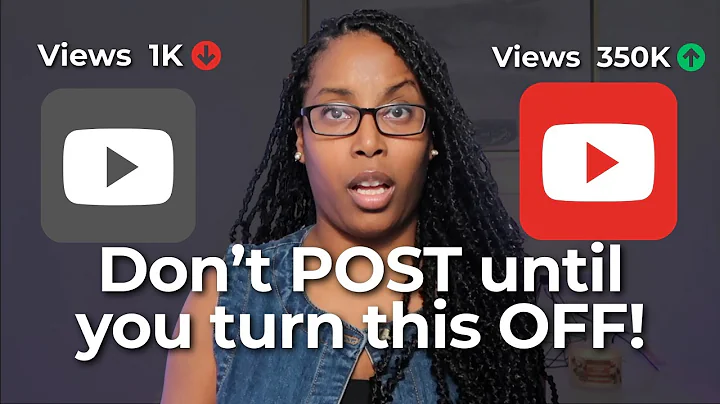 This NEW Hidden YouTube Setting is HURTING Your Views - Turn it OFF!