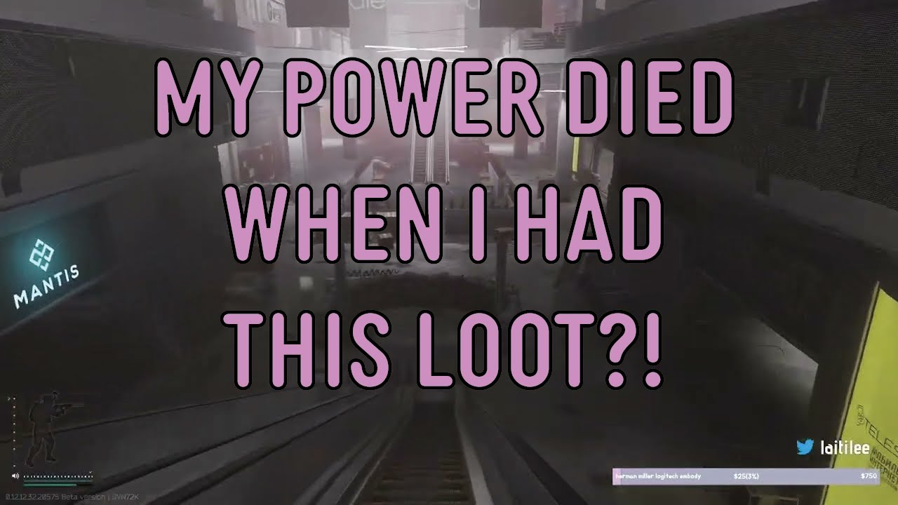 my power went out with THIS LOOT?! | laitilee escape from tarkov stream highlight
