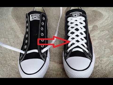 How To Diamond Lace Shoes