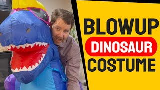 First look at an Inflatable Dinosaur Costume for Halloween