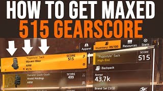 The Division 2 How to Get Max Gear Score: How To Get 515 Items