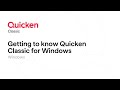 Quicken Classic For Windows Getting To Know Quicken Classic For Windows 