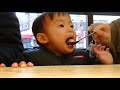 Infant food: Yuki-kun who eats curry with steak 👶❤🍛幼児食:ステーキ乗せカレーをバクバク食べるゆきくん👶❤🍛