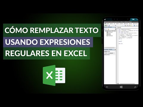 Cómo Reemplazar Texto Usando Expresiones Regulares en Excel | Operación Replace