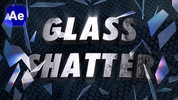 Glass Shatter Transition | After Effects Tutorial