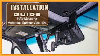 INSTALLATION GUIDE: NAV Mount Install for Sprinter 19+ by Canyon Adventure Vans 633 views 2 months ago 5 minutes, 48 seconds