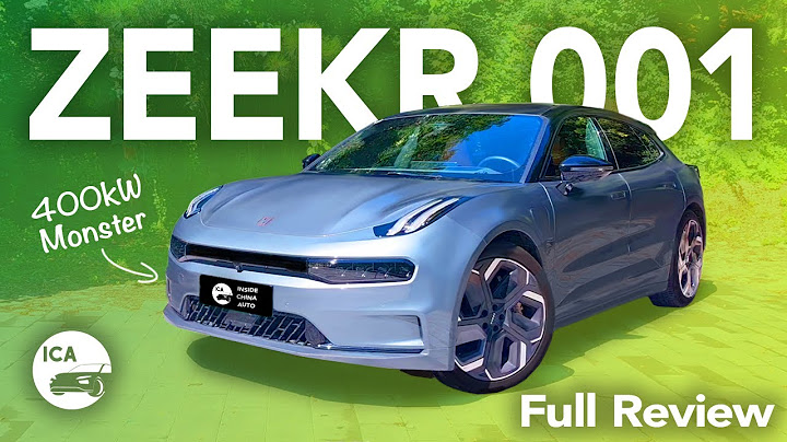 პირველი EV Shooting Brake Is A Monster - Zeekr 001 მიმოხილვა