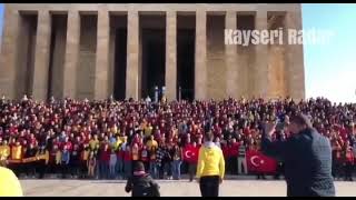 Kayserispor Taraftarı Andımızı Okuyor Tüyler Diken Diken
