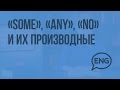 Неопределённые местоимения Some, any, no и их производные. Видеоурок по английскому языку 3 класс