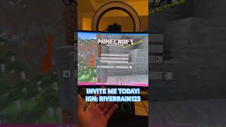 Accepting EVERY Minecraft Realms Invite! #shorts