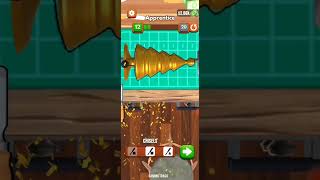 wood turning gameplay making Christmas tree 🎄 by chisel screenshot 4