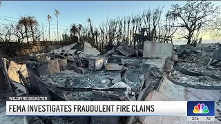 FEMA investigates fraudulent claims for LA wildfire funds