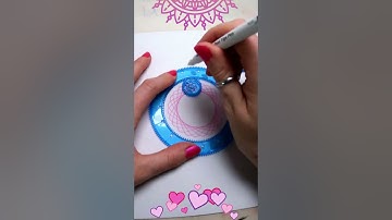 Valentines Spirograph #valentinesday #lovesong #flowers #shorts