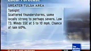 The Weather Channel Intellistar 1 Sd Local Forecast 2008-05-27T0118-0500 Tulsa, Ok