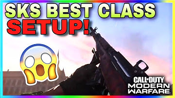 *NEW* BEST SKS OVERPOWERED CLASS SETUP in MODERN WARFARE | 2 SHOT SKS CLASS SETUP! (COD MW 1.19)