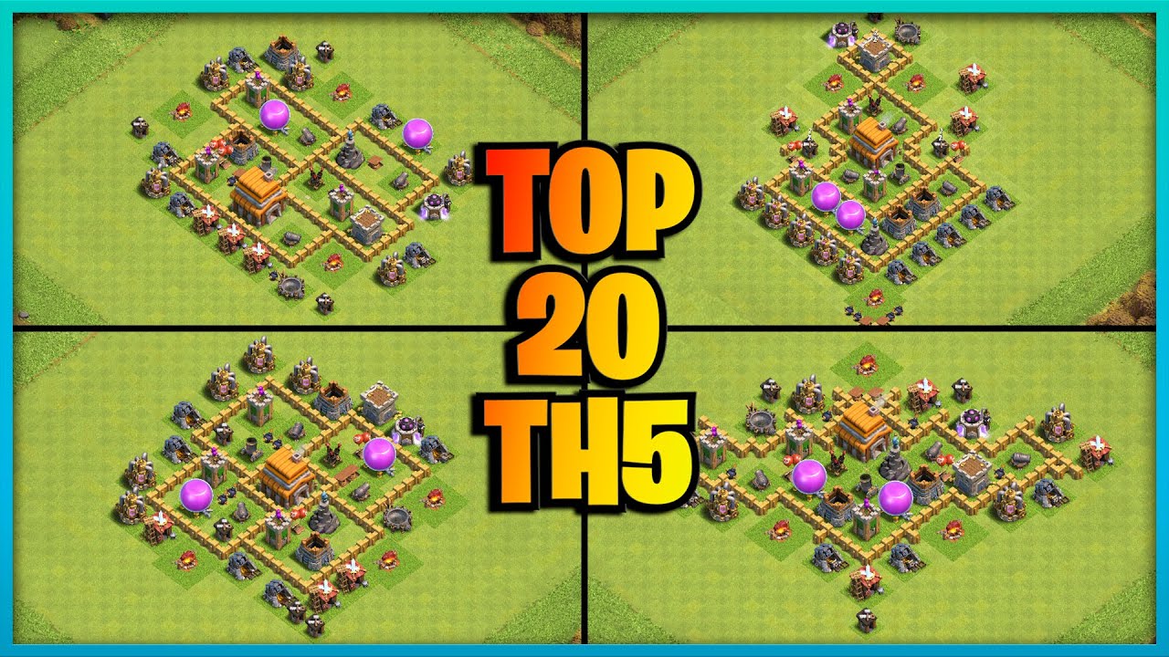 Clash Of Clans War Base Th5 Best Defense New Best Th5 base link War/Trophy Base (Top20) With Link in Clash of