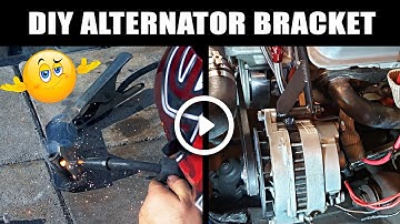 DIY Alternator Bracket - V Belt - LT1 V8 S10 - Redneck Welding and Fabrication!
