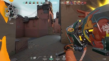 Valorant Raze quadra with double kill Ultimate on Bind