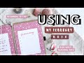 February After The Plan With Me 2023 Bullet Journal Filling In – How To USE A Bujo | CREATEWITHCAIT