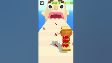 Sandwich runner game level 3 #shorts #gameplay #sandwichrunner